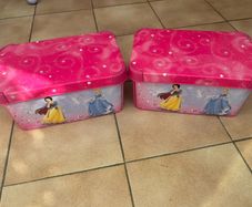 Disney Princess Plastic Storage Boxes