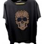 blouse rhinestones with a skull Image 3