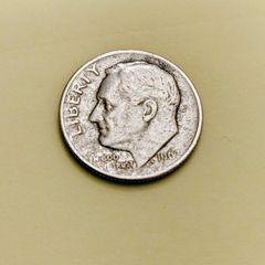 Rare 1967 US Roosevelt Dime with multiple mint errors