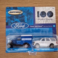 Matchbox two pack, 100 years Ford Motor Company, new.