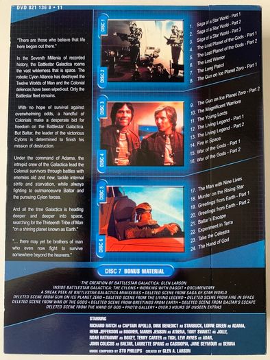 Battlestar Galactica [1978-1979] Lorne Greene, Richard Hatch & Dirk Benedict [DVD TV Digipack]