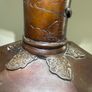 Pair of Antique Japanese Bronze Vases -Birds & Blossom - 40.5cm Image 10