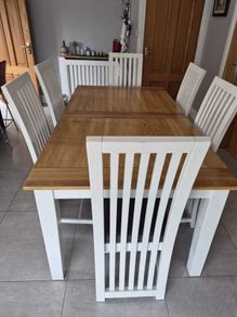 DINING Table and 6 chairs