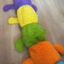 soft toy Xl rainbow caterpillar Image 4