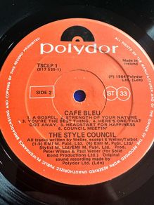 The Style Council. Irish release of Cafe Bleu in good condition with some light surface scratches which don't affect play