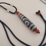 Vintage Himalayan Tibetan 2 Eyes Agate Dzi Bead Amulet Image 3