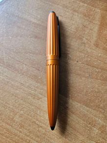 Fountain Pen (Diplomat Aero - orange anodized aluminum) Excellent condition.