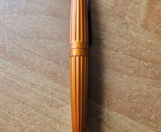 Fountain Pen (Diplomat Aero - orange anodized aluminum) Excellent condition.