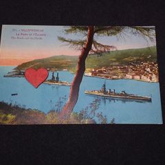 French Postcard : Villefranche La Rade et l'Escadre - Naval Ships