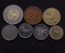 World Coins : Birds Featured On Coins From Different Countries