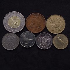 World Coins : Birds Featured On Coins From Different Countries