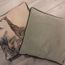 2 x Suede feel Cushions Image 3