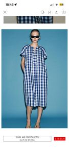 Zara Check Dress