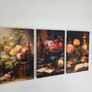 3 framed printed canvas 35x55cm each photo Image 5