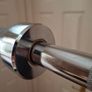 Hit Fitness Squat Stands + Mirafit Spotter Arms + 150kg Olympic Bumper Plates + Olympic Bar & EZ Curl Bar Image 10