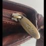 Vintage Tula Dark Brown Leather Crossbody Bag Image 5