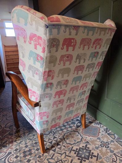 Vintage Upcycled Nursery Armchair
