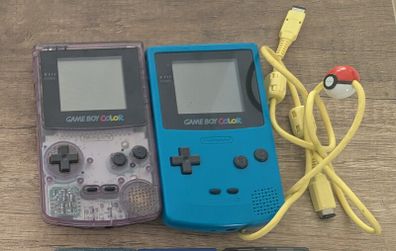 2x Gameboy colors and link cable