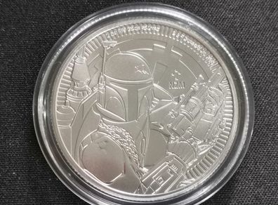 Niue Star Wars Boba Fett 2020 1 Oz Silver Coin (In Capsule)