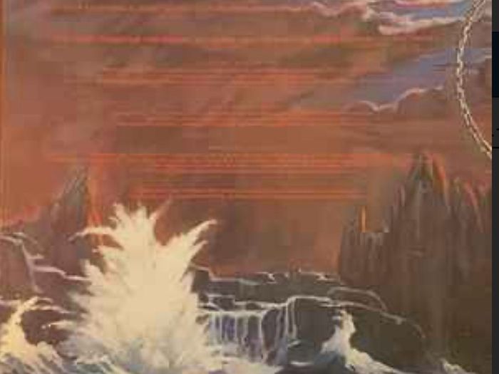 DIO Holy Diver original 1983 release with original inner lyric sheet vinyl record in near mint condition