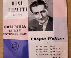 Chopin Waltzes No 1 Dinu Lipatti 7 inch EP Columbia SEB 3506