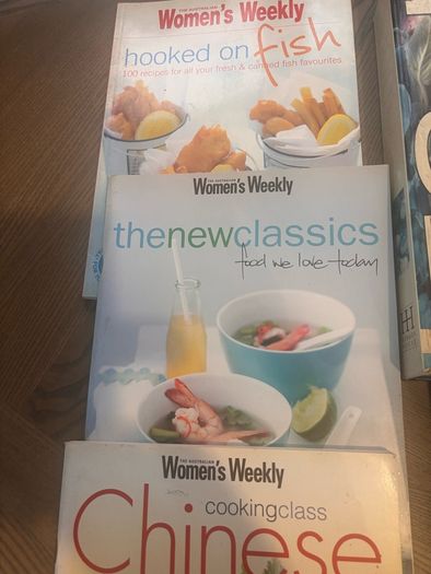 collection of cookbooks