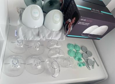 Elvie Pump Double Wearable Breast Pump, Excellent Condition, Minimal Us