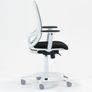Andy Mesh Back Ergonomic Operators Chair White Frame Image 9