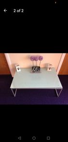 Glass top table