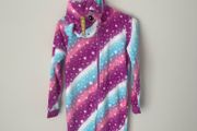 Girls Unicorn Fleece Onesie / All-in-One Pyjamas
