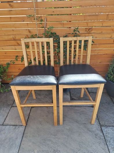 High bar chairs x2