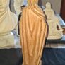 Beautiful Old Sacred Heart of Jesus, Handcrafted Wooden Sculpture made by Conrad Moroder in Ortisei Italy., featuring a carved heart on the chest., Postage Available or Collection Image 5