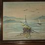 Vintage Maritime Oil Painting - Signed Image 2