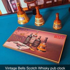 Vintage Bells Scotch Whisky clock