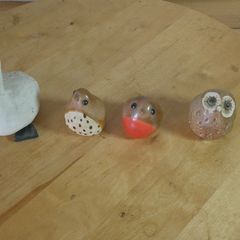 Vintage Collection of  4 Animal Craft Kilbrittain Pottery Figurines Cork Ireland Ceramic