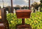 Tea caddy on tripod