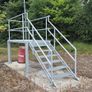 Stairs Galvanized Rostrum/Platform Image 5