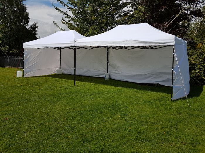 BLACK 3x4.5m Pop Up Gazebo (Heavy Duty 38kg)