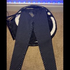 Polo Ralph Lauren Polka Dot Stretch Pajamas Bottoms Kids 12-14