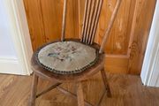 Antique wooden stick-back chair - Interesting Provenance
