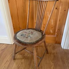 Antique wooden stick-back chair - Interesting Provenance