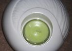 Belleek Sandwave Votive Sheel Shaped Tealight