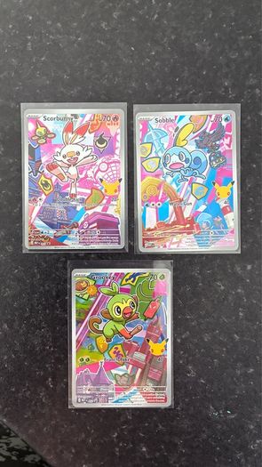 pokemon cards 30th anniversary illustration series