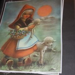 unframed silk picture