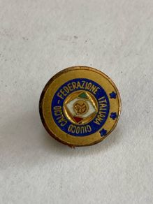Italian soccer federation pin