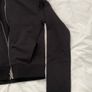 BERSHKA Black Long Sleeve Zipper Jacket Image 2