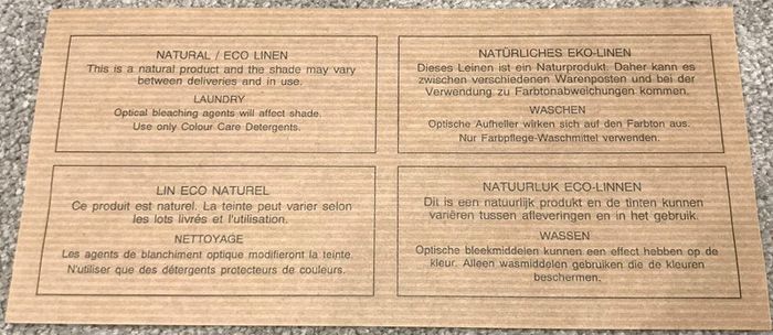 The Dolmen Collection: boxed set of 4 Irish Linen Placemats BRAND NEW