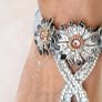 Unsigned silver embellished sandals with cushioned soles Sz 40 (Fit 6.5 - 7 UK) Image 6