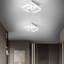 Ceiling Light Modern 22W LED Cool White 6000K Acrylic Square LED Ceiling Lamp for Hallway Office Bedroom Kitchen Living Room Ceiling Light Image 4
