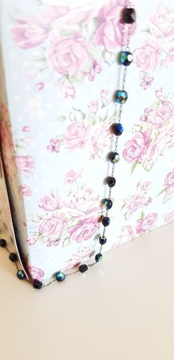 M&S Black Beaded Necklace